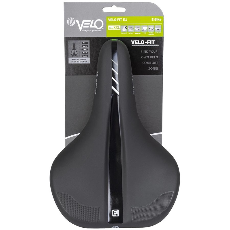 Velo Fit E1 Saddle 190 x 270mm Black