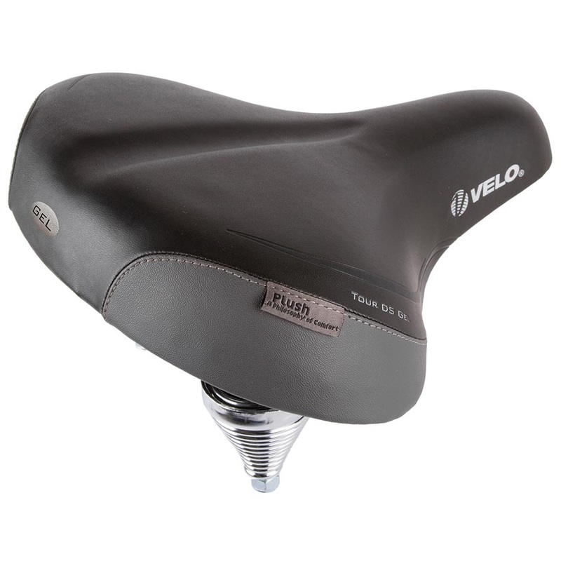 Velo Tour DS Gel Comfort Saddle 265 x 255mm Black