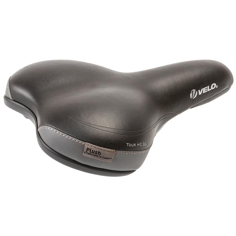 Velo Tour HC Gel Comfort Saddle 260 x 168mm 463g Black