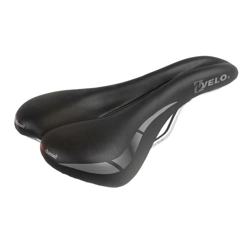 Velo WC Touring Saddle 250 x 168mm 318g Black