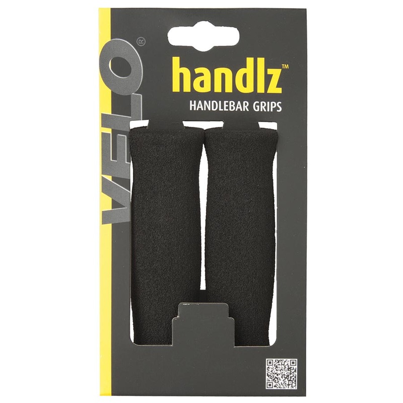 Velo Handlz HD Foam Grips 125mm Black