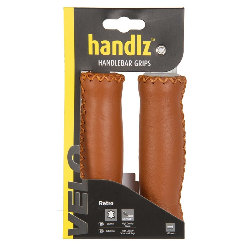 Velo Handlz Retro GL Grips 125mm Brown