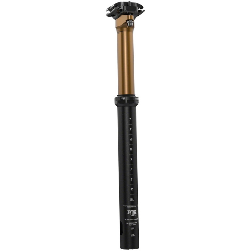 FOX Transfer SL Factory Dropper Seatpost - 30.9 75 mm Internal Routing Kashima Coat Upper
