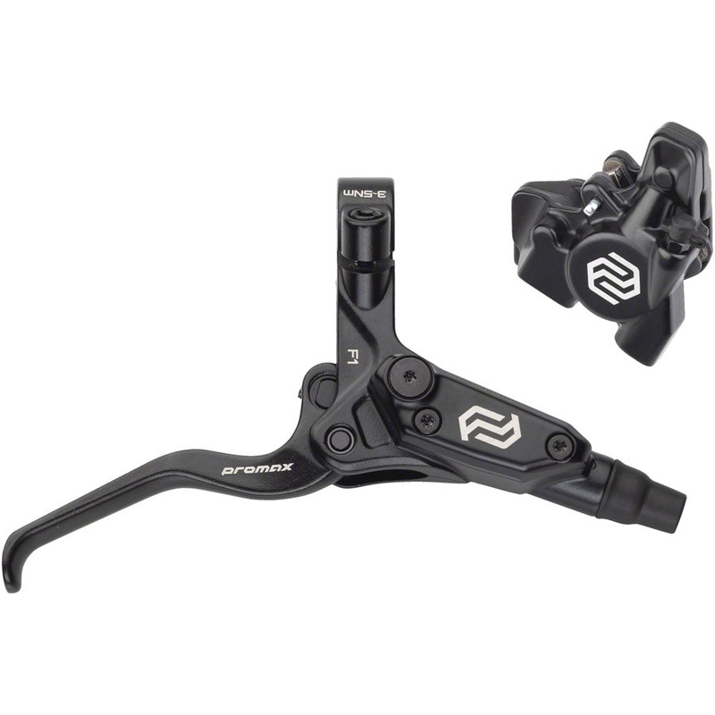 Promax F1 / DSK-927 Disc Brake and Lever - Rear Hydraulic Flat Mount Black