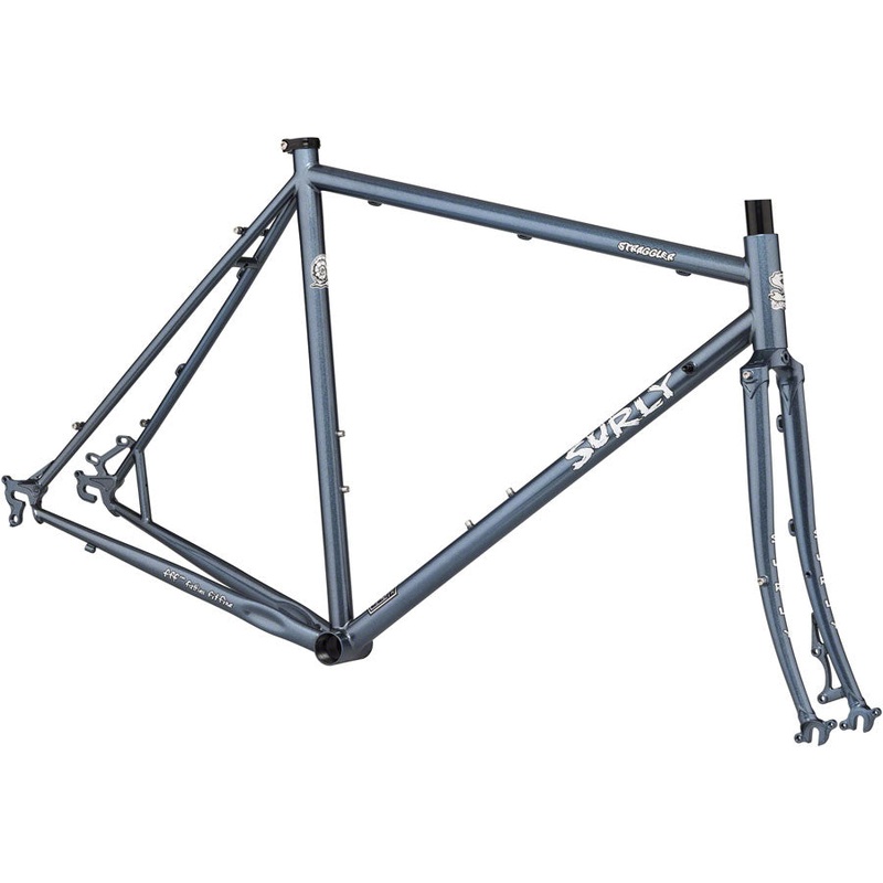 Surly Straggler Frameset - 700c Steel Cold Steel Blue 60cm