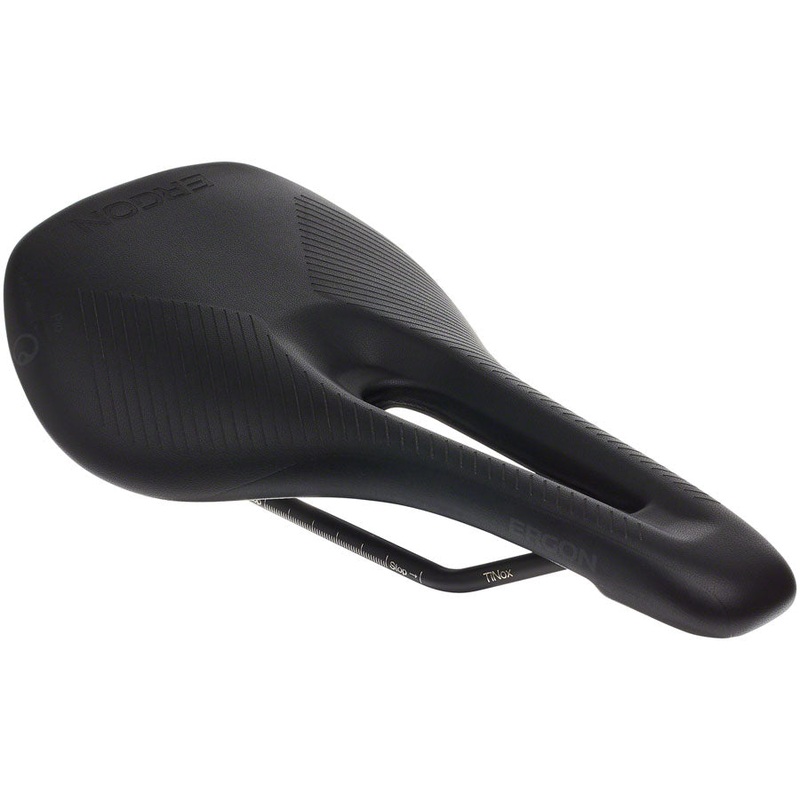 Ergon SR Pro Saddle - TiNnox Black Womens Medium/Large