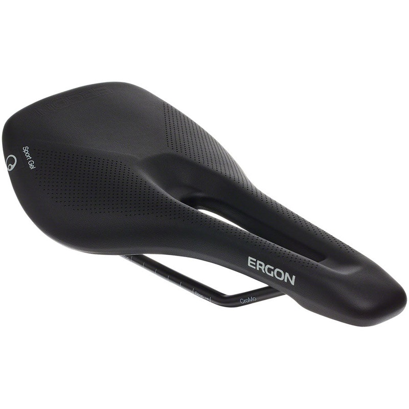 Ergon SR Sport Gel Saddle - Chromoly Black Womens Small/Medium