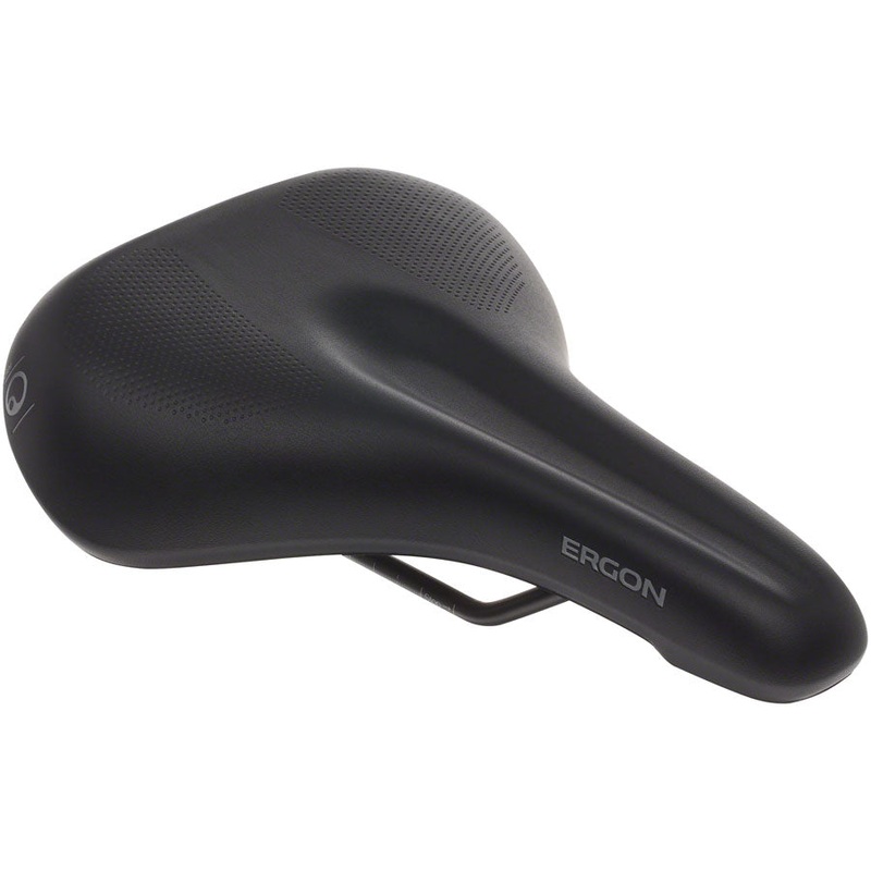 Ergon ST Gel Saddle - Chromoly Black Womens Medium/Large