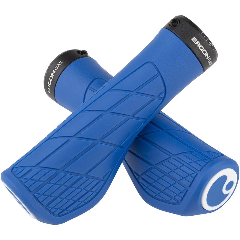 Ergon GA3 Grips - Midsummer Blue Lock-On Large