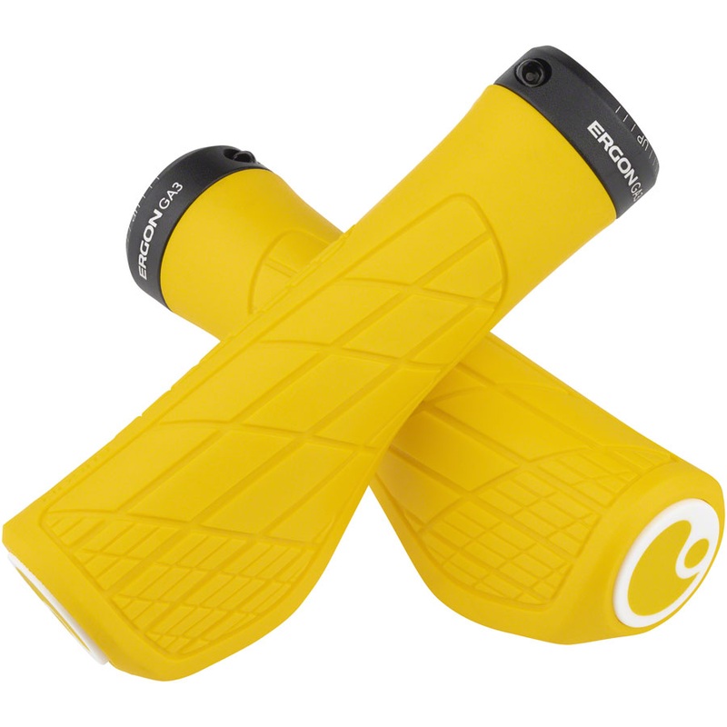 Ergon GA3 Grips - Yellow Mellow Lock-On Large
