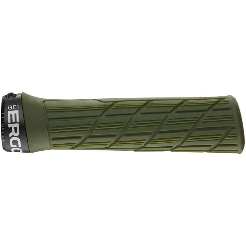 Ergon GE1 Evo Slim Grips - Deep Moss Lock-On