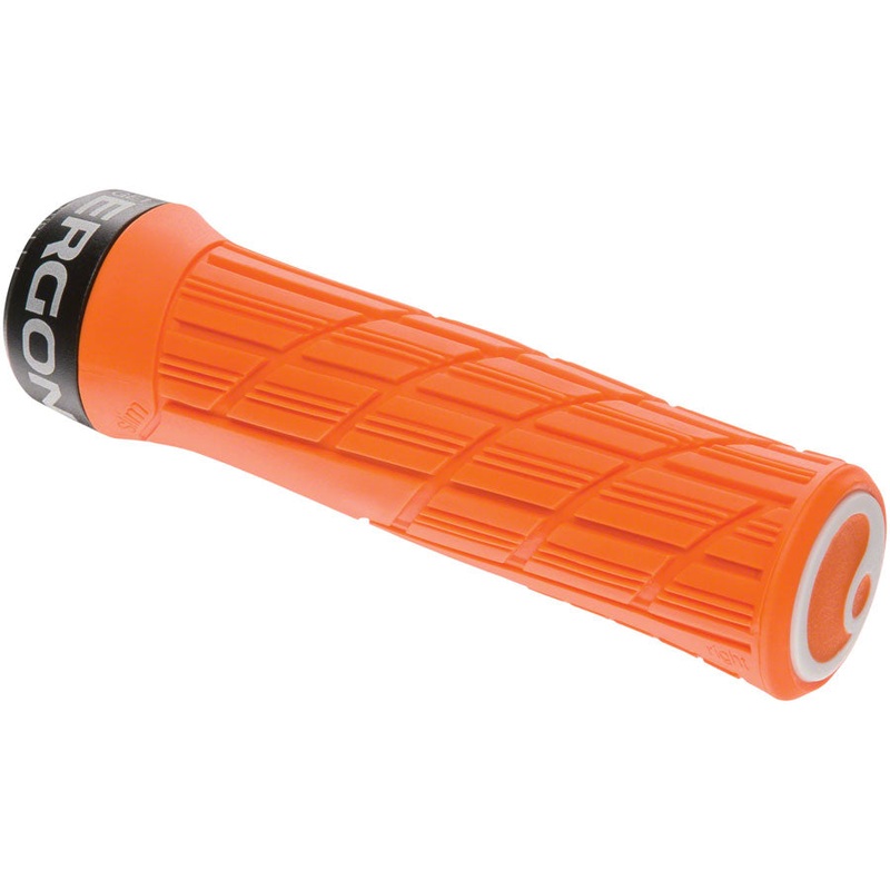 Ergon GE1 Evo Slim Grips - Juicy Orange Lock-On