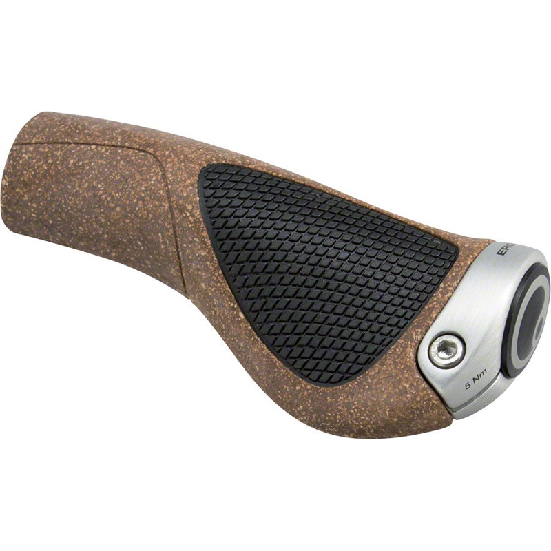 Ergon GP1 BioKork Grips - Lock-On Large Black/Tan