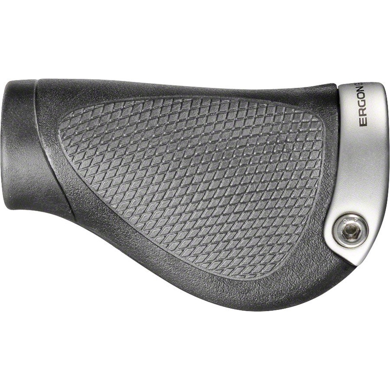 Ergon GP1 Grips - Lock-On Twistshift Large Black/Gray