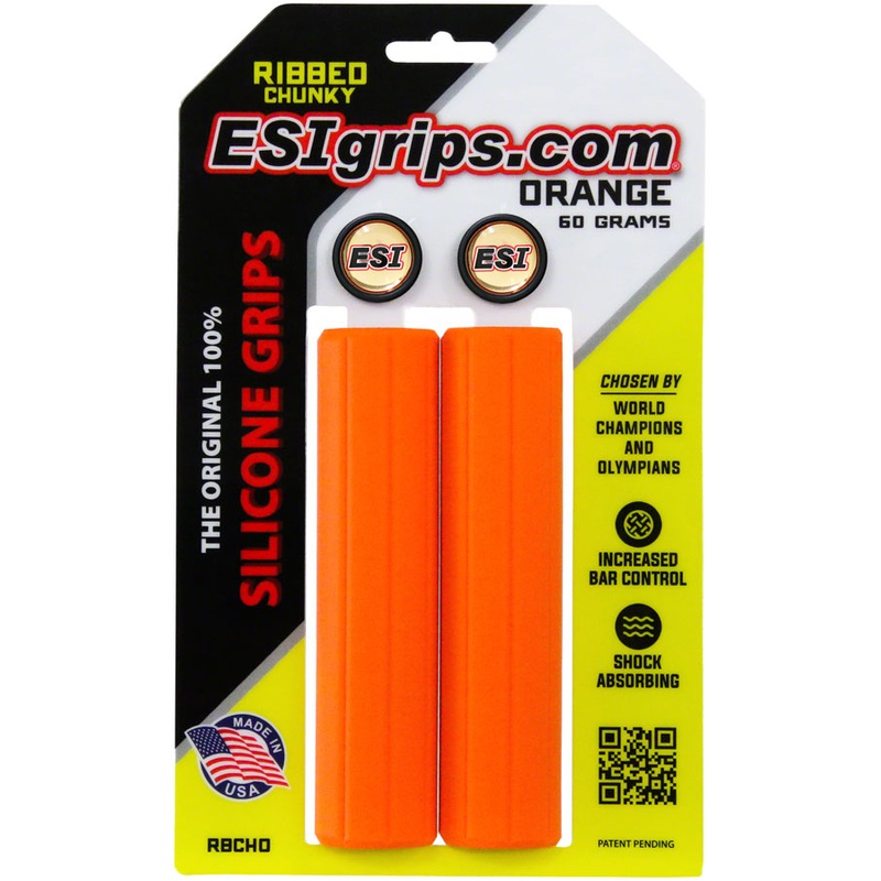ESI Ribbed Chunky Grips - Orange