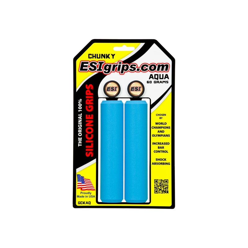 ESI Chunky Grips - Aqua