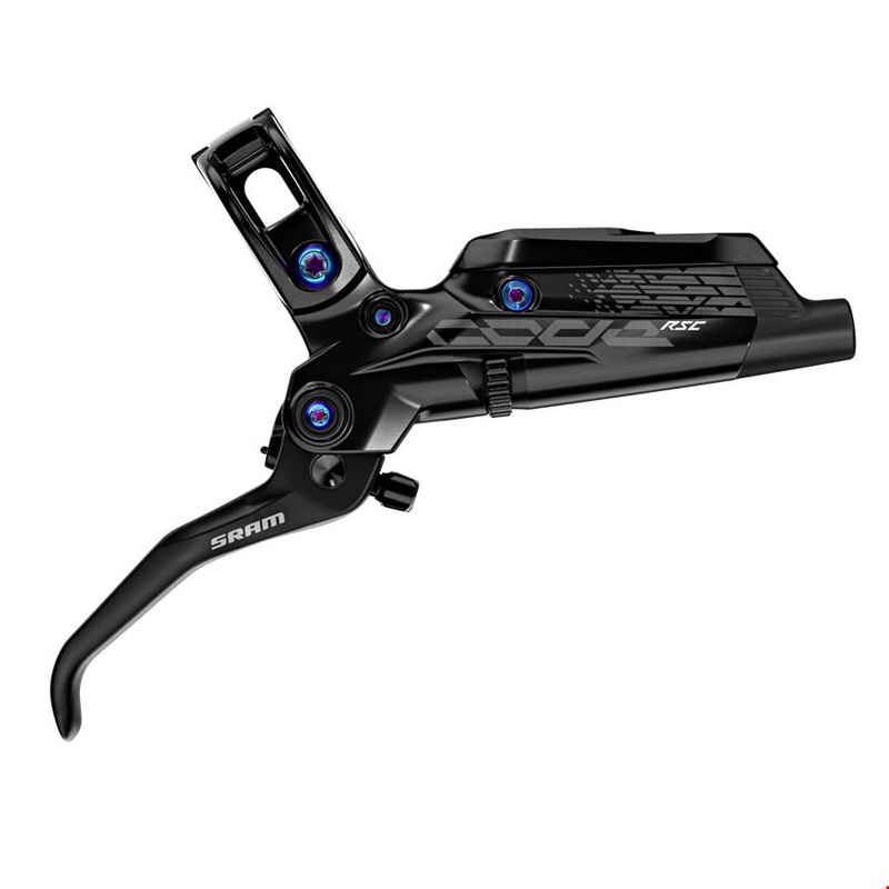 SRAM Code RSC Disc Brake Lever - Front Hydraulic Post Mount BLK Rainbow Hardware A1