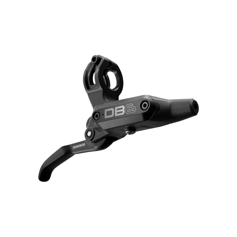 SRAM DB6 Disc Brake Lever - Left Front Rear 2000mm Hose Post Mount 4-Piston Aluminum Lever Diffusion BLK A1