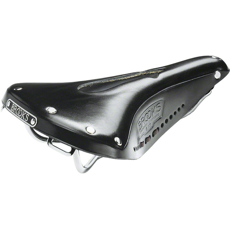 Brooks B17 Carved Saddle - Steel Black Mens
