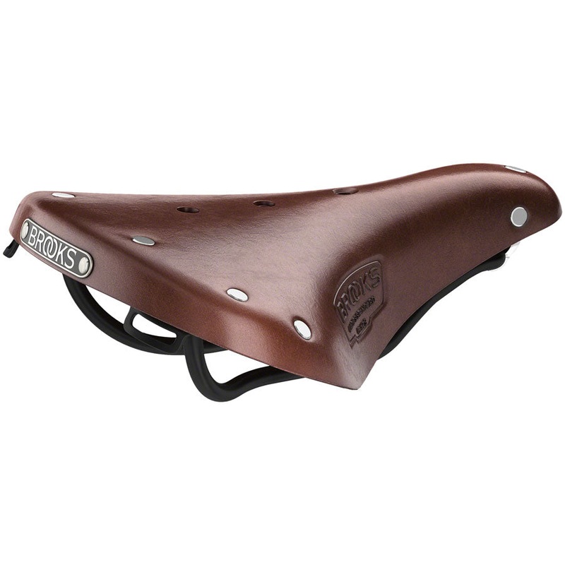 Brooks B17 Short Saddle - Steel Antique Brown
