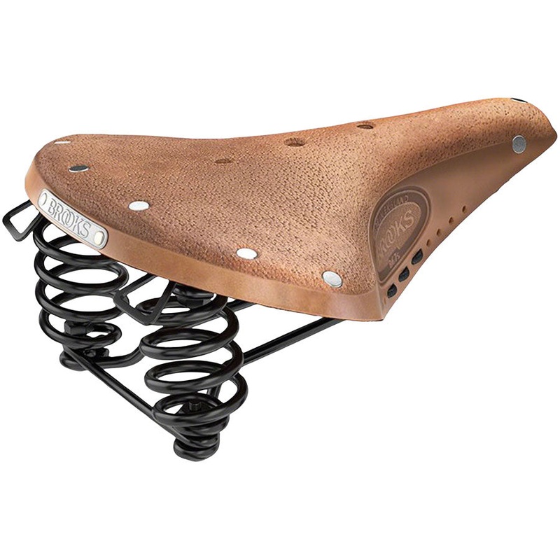 Brooks B67 Saddle - Steel Dark Tan Softened Short
