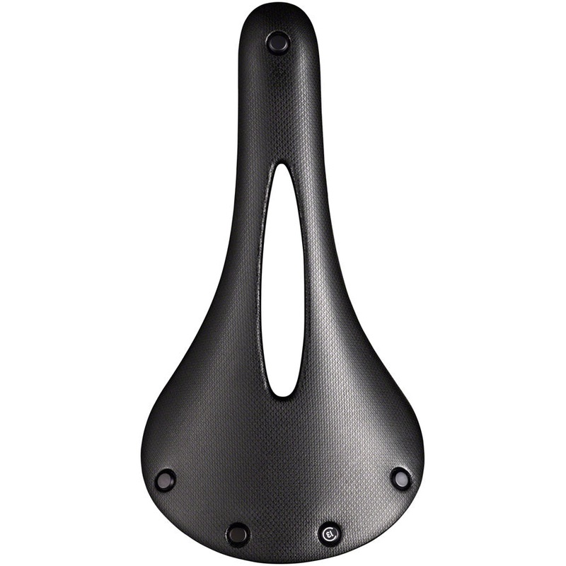 Brooks C13 Carved Saddle - Carbon Black 158mm