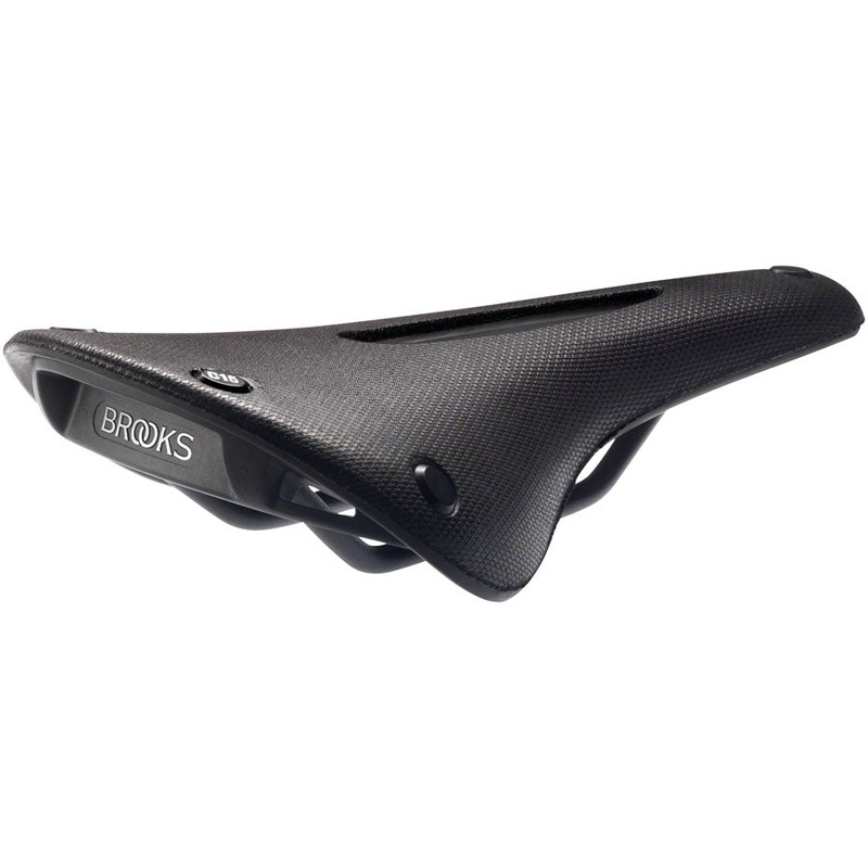 Brooks C15 Carved All Weather Saddle - Steel Black Mens
