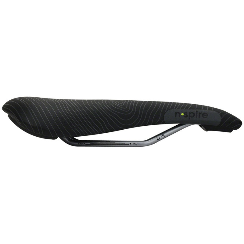 Smanie N.Spire Saddle - Chromoly Microfiber Black 156