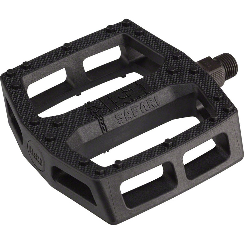 BSD Safari Pedals - Platform Composite 9/16" Black