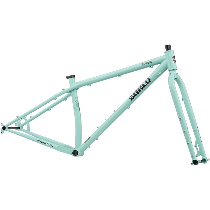 Surly Krampus Frameset - 29" Steel Blue Oyster Coat Large