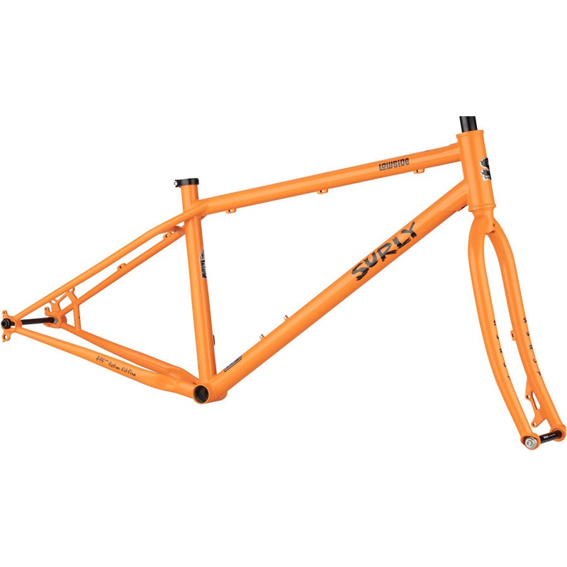 Surly Lowside Frameset - 27.5" Steel Dream Tangerine Large