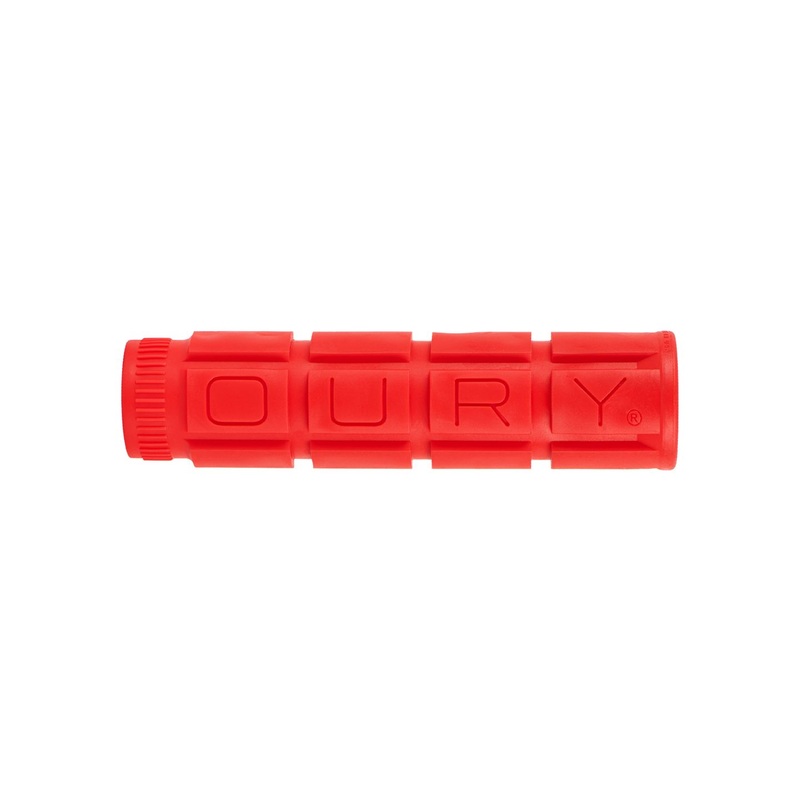 Oury Single Compound V2 Grips - Candy Red