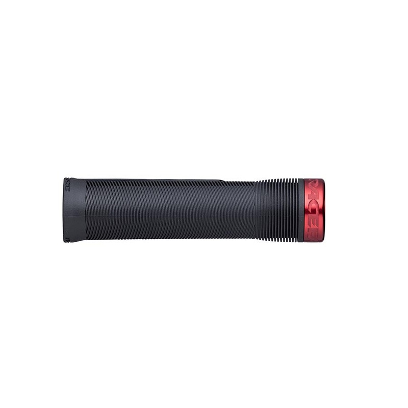 RaceFace Chester Grips - Lock-On Black/Red 34mm