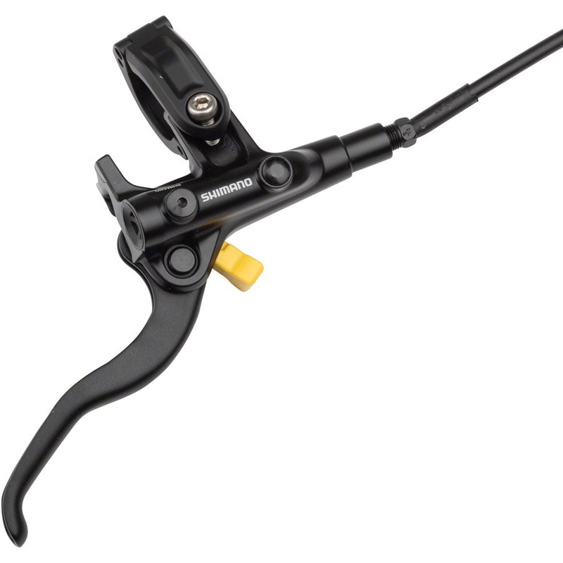 Shimano Deore BL-M4100/BR-MT410 Disc Brake Lever - Rear Hydraulic Resin Pads Gray