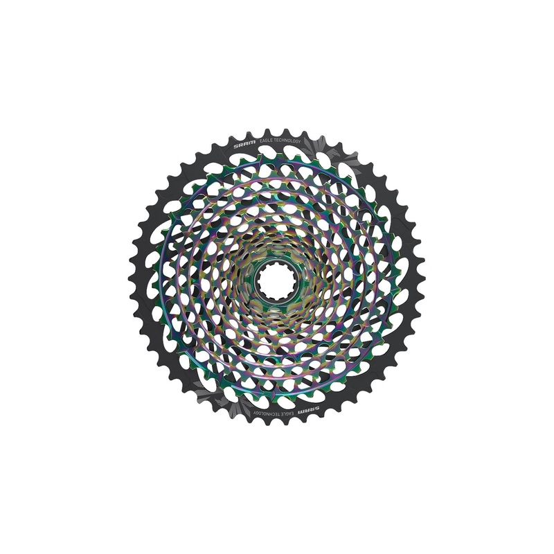SRAM XX1 Eagle AXS XG-1299 Cassette - 12-Speed 10-50t Rainbow For XD Driver Body