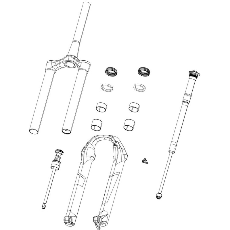 Rockshox Spare - Front Suspension Internals Right Charger Bladder Assembly -lyrik B1/pike 29+