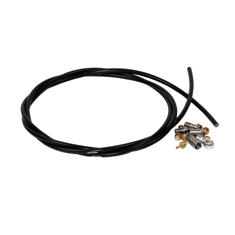 5MM BLACK HOSE INC. 90 & STRAIGHT CONN.