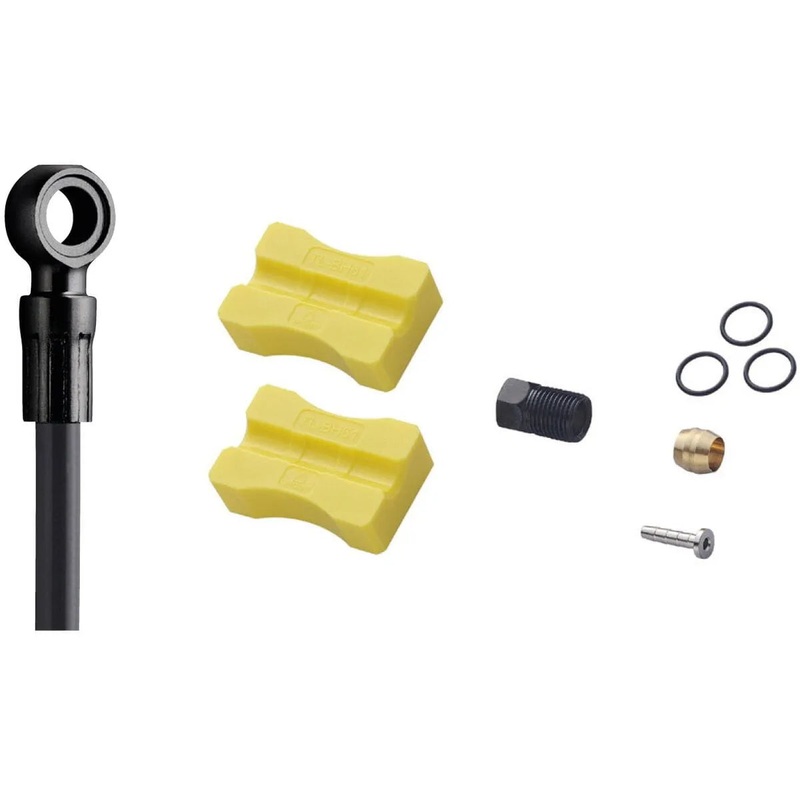 Shimano SM-BH90 XTR disc brake cuttable hose, straight banjo, rear, black