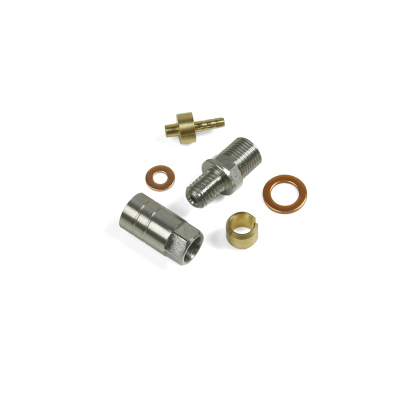 Hope Straight Connector Complete For 6mm Braided Hose