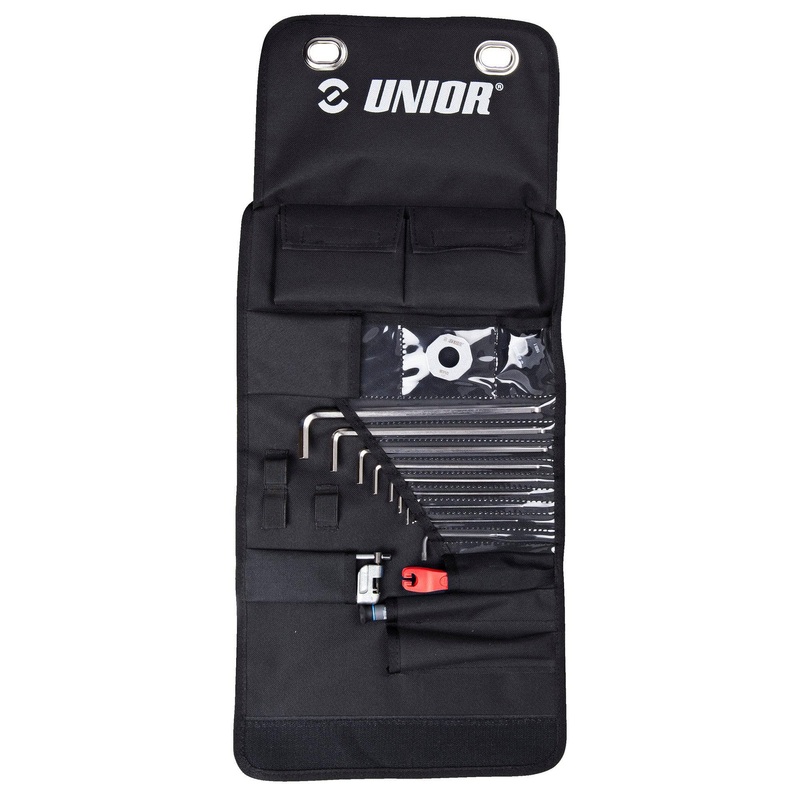 Unior Tool Wrap Set: Red