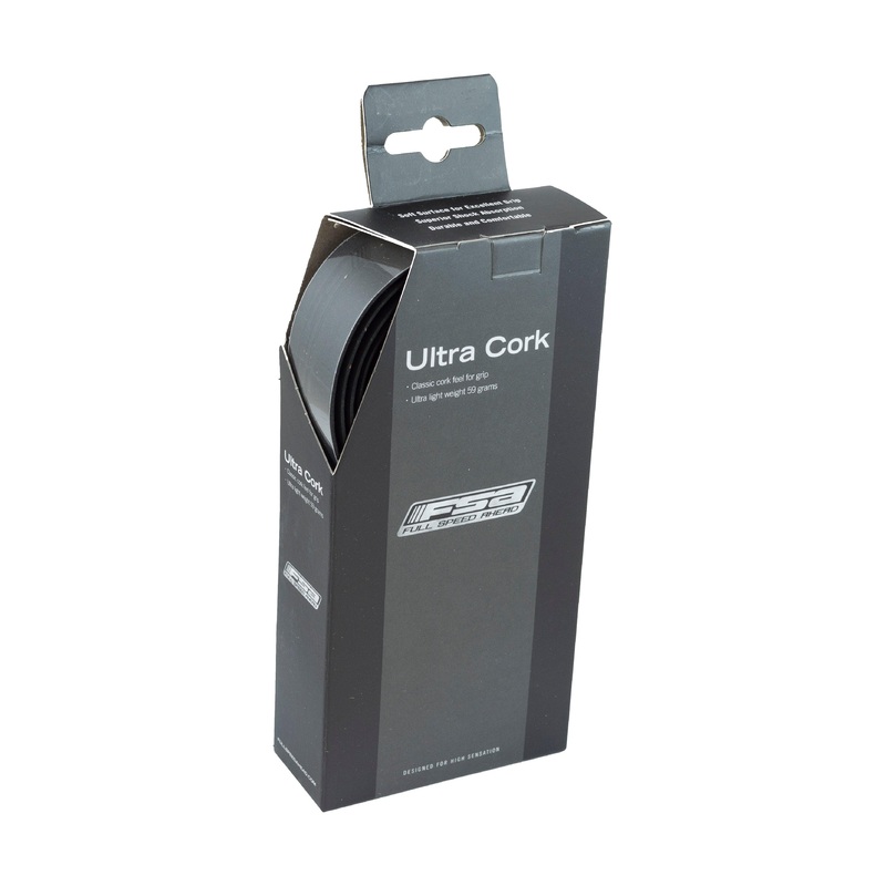 FSA UltraCork Bar Tape (Black, V17)