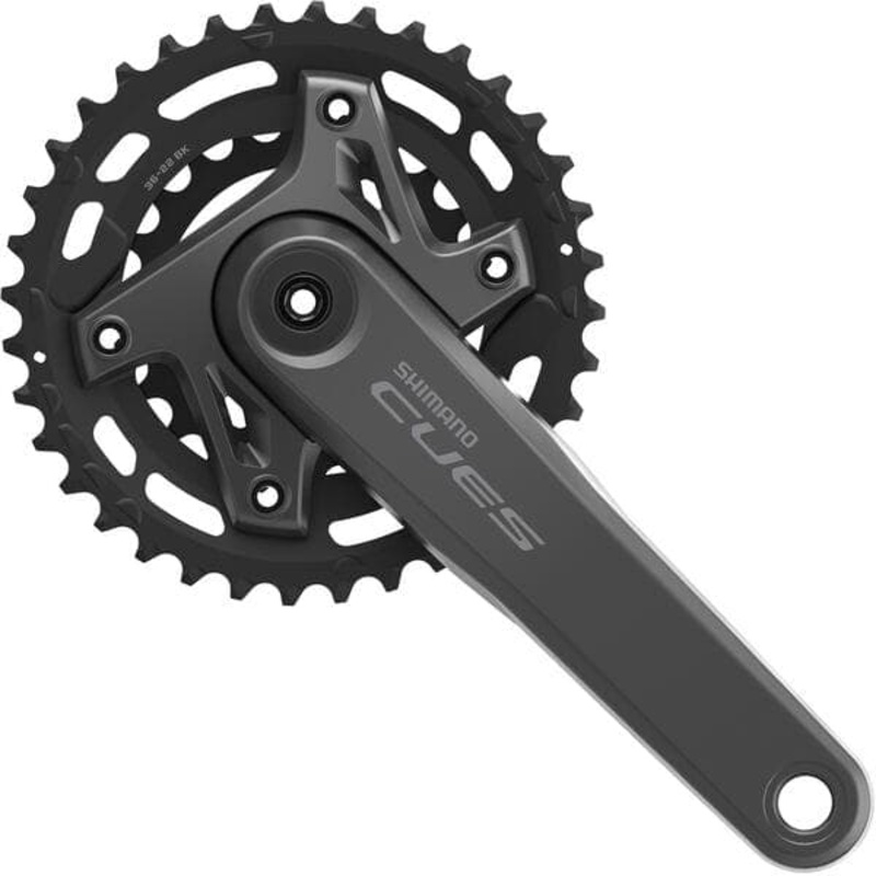 Shimano CUES FC-U6000 CUES 2 piece design chainset; for 9/10/11-speed; 170 mm; 36/22T; Boost