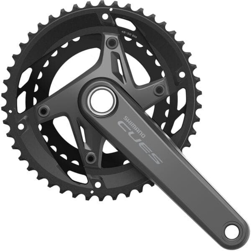 Shimano CUES FC-U6010 CUES HollowTech II chainset; for 11-speed; 170 mm; 46/32T