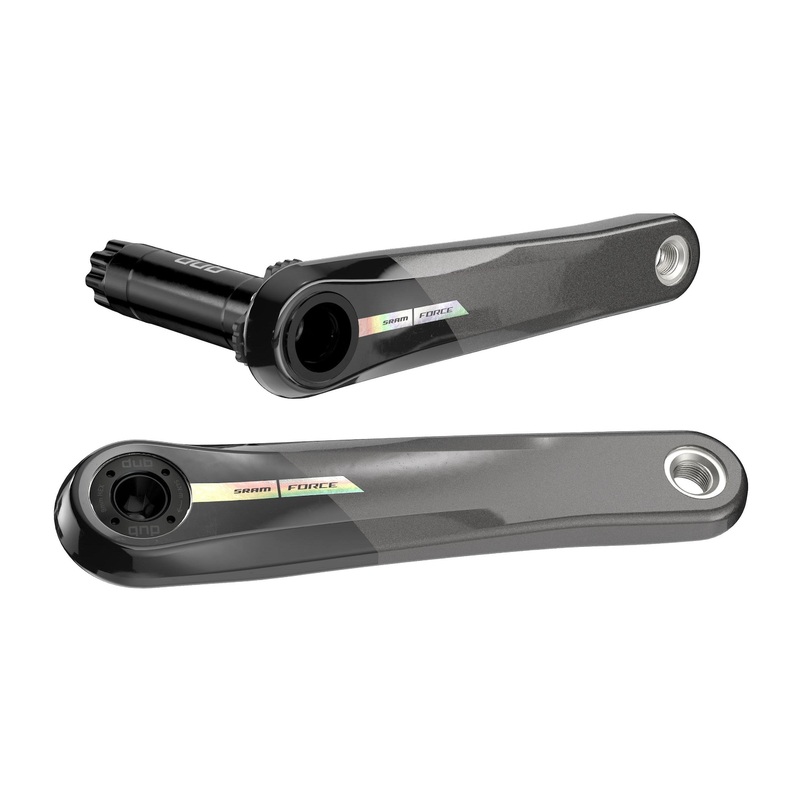 Sram Force D2 Crank Arm Assembly Dub Wide (Bb/Spider/Chainrings Not Included): Unicorn Grey With Laser Foil 170Mm
