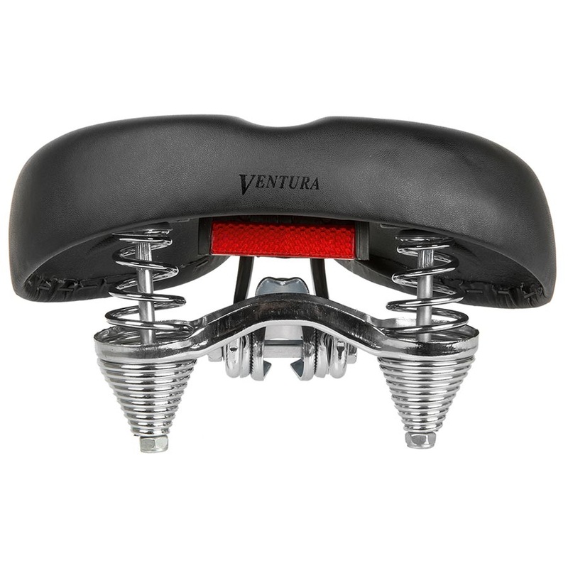 Ventura Spring City Saddle 262 x 240mm Unisex Black