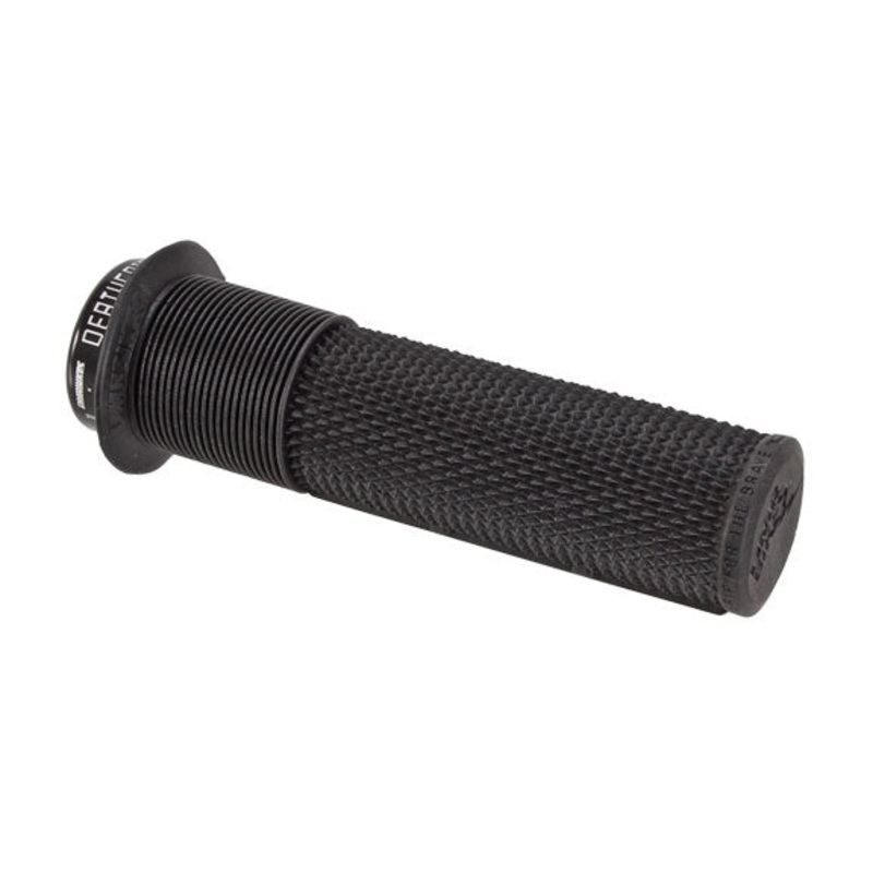 DMR DeathGrip Flanged Grips - Thick Lock-On Black